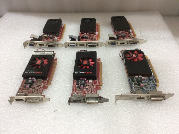 AMD FirePro V3900 Mixed Brand and Model Graphics Card (Lot of 6)