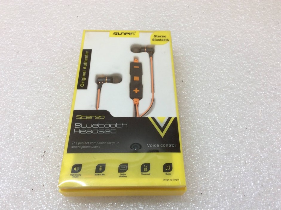 Sunpin Stereo Bluetooth Headset - New