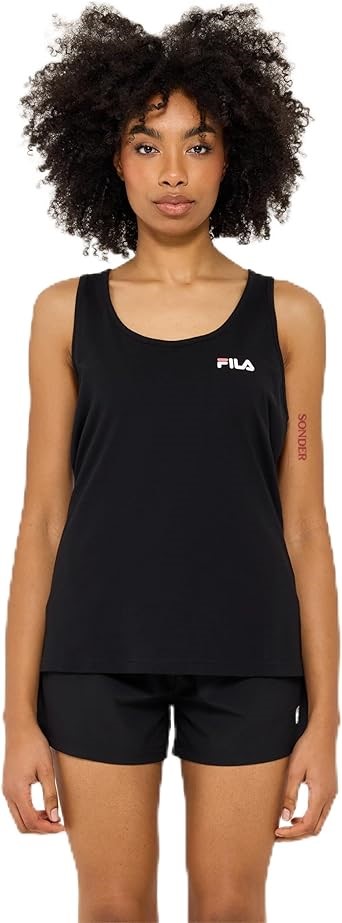 2 x FILA Women's Amy Tank Top, Medium, Black, ASG22630. RRP: $40. Buyers N