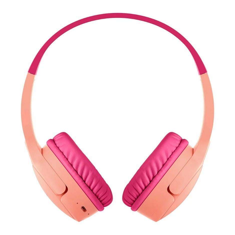 BELKIN SoundForm Mini Kids Wireless Headphones BU048-MC-CCPLT, Pink. N.B: D