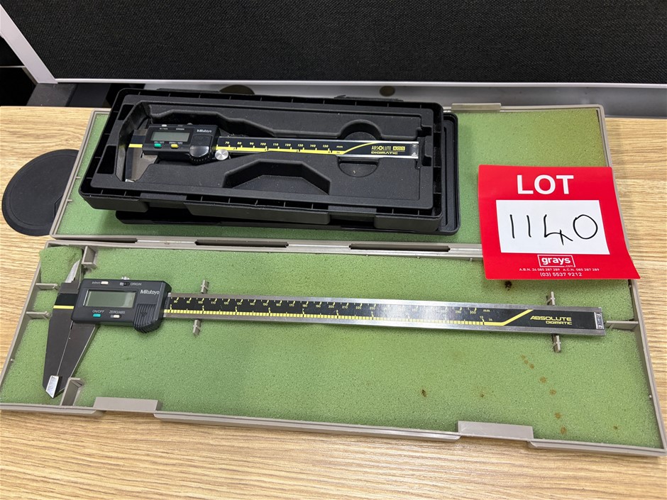 2 x Assorted Mitutoyo Digital Vernier Calipers