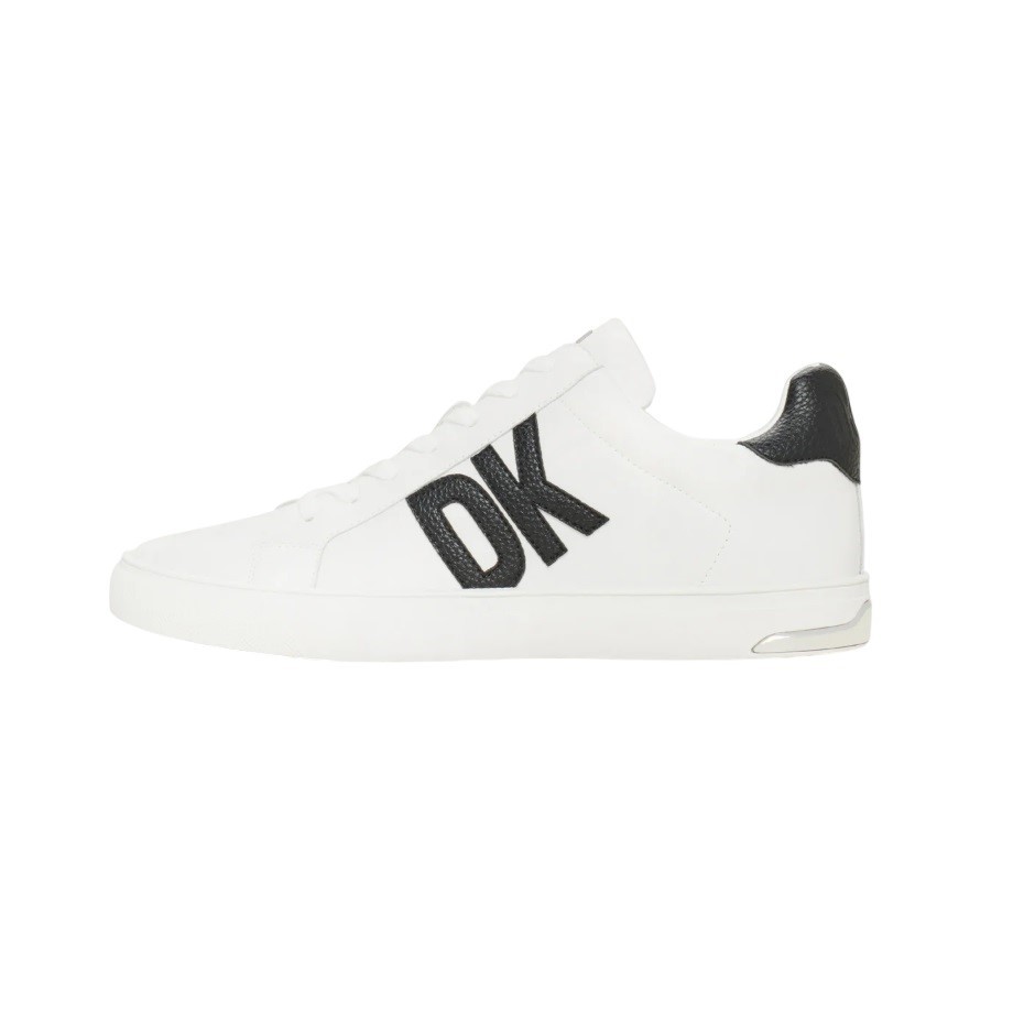 DKNY Women's Abeni Lace-Up Sneakers, Size US9, Black/White, K2336528. Buye