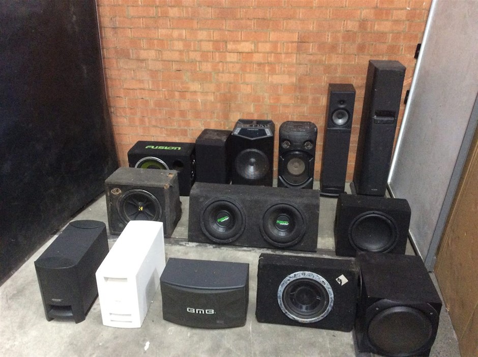Mixed Brand Speakers & Subwoofers Audio Equipment