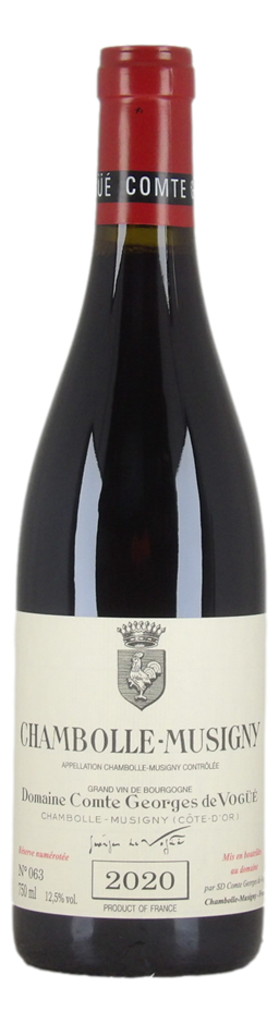 Domaine Comte Georges de Vogue Chambolle Musigny 2020 (1x 750mL), Burgundy.