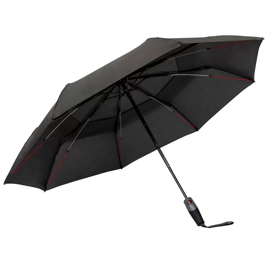 SHED RAIN Windpro Umbrella, 117cm, Black.