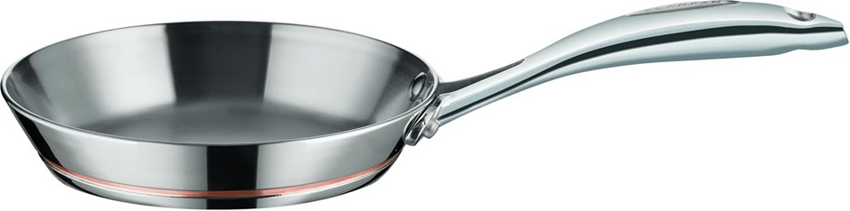 Scanpan Axis Stainless Steel Fry Pan, 20 cm, Multi-Ply, Copper Core. NB: ha