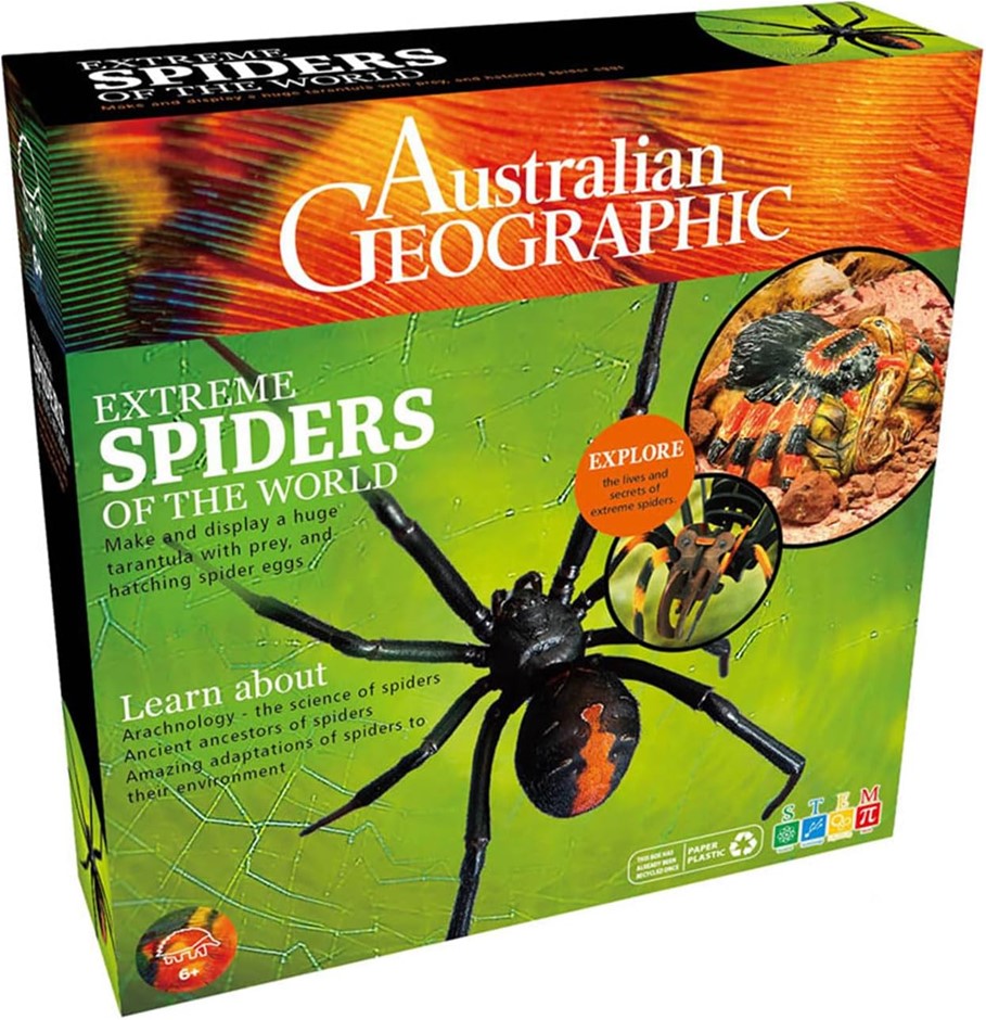 Australian Geographic: Extreme Spiders of The World -Educational Craft & Sc
