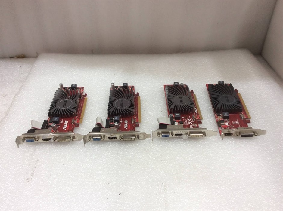 ASUS Mix Model Graphics Cards (Lot of 4)