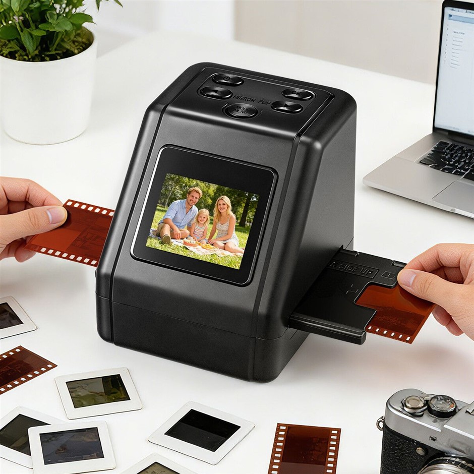 Film Slide Scanner 35mm 135 110 126 Super 8 2MP 2 Inch IPS Screen