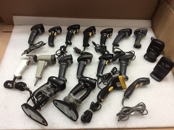 Zebra/Wasp Mixed Brand and Model Barcode Scanners (Lot of 19)