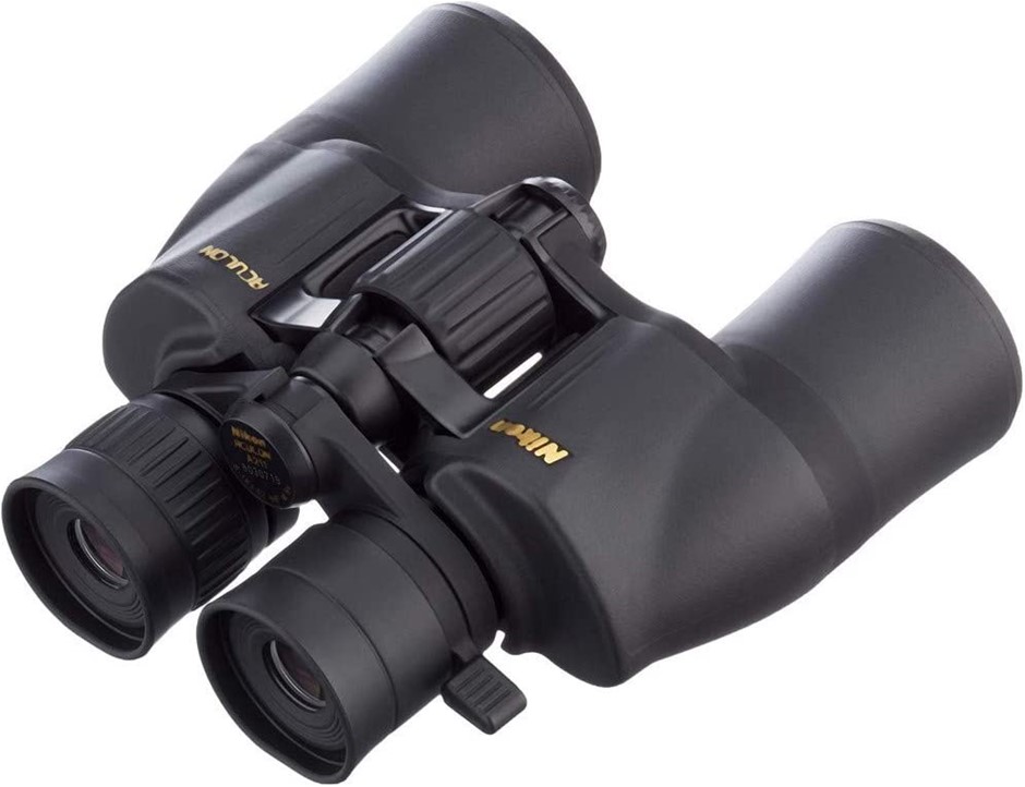 NIKON ACULON A211 8-18x42 Binoculars, Black. RRP: $208