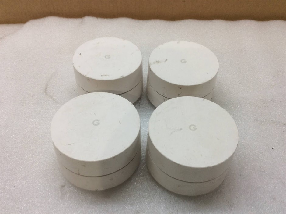 Google AC-1304 Mesh Wi-Fi Router (Lot of 4)