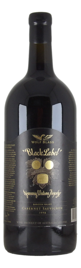 Wolf Blass Black Label Cabernet Sauvignon1998 (1x 3L), SA.