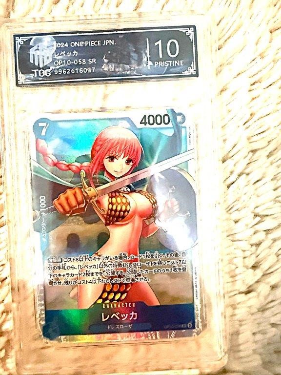 TOC Pristine 10 Rebecca OP10-058 SR Japanese One pc Card Game Dressrosa