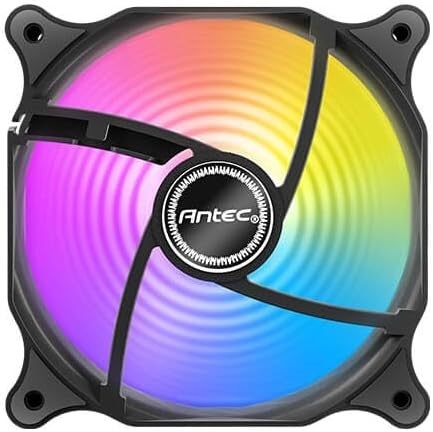 Antec F12 Racing ARGB with Full Spectrum ARGB Lighting Case Fan, 120 mm