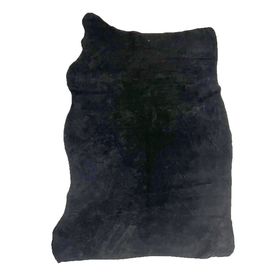 9sqft Top Grade Black Colour Split Suede Pig Hide