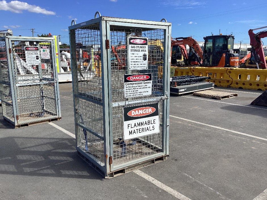 Gas Cylinder Storage Cage
