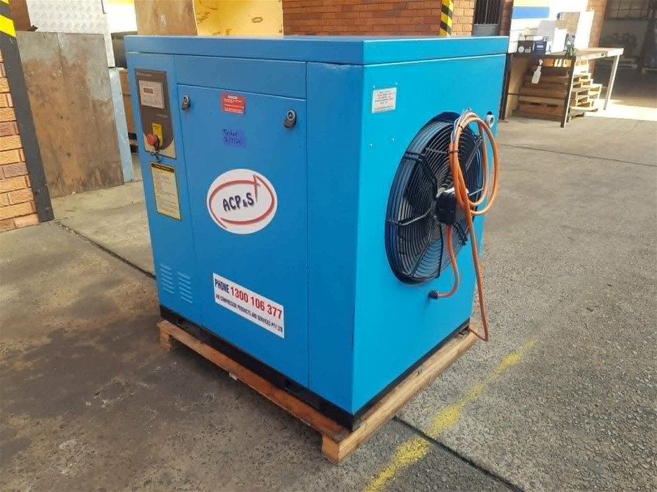 1 x Used ACP&S Model ACPS11 Floor Mount Rotary Screw Air Compressor