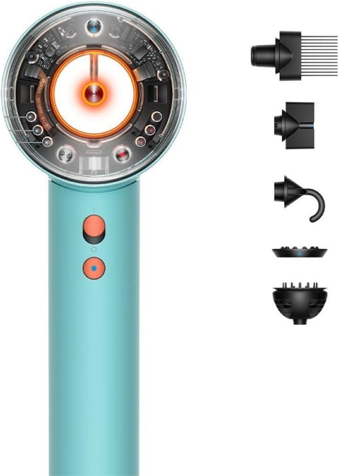 DYSON Supersonic Nural™ Intelligent Hair Dryer. NB: used, no box