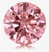 1.00 carat Pink Moissanites round