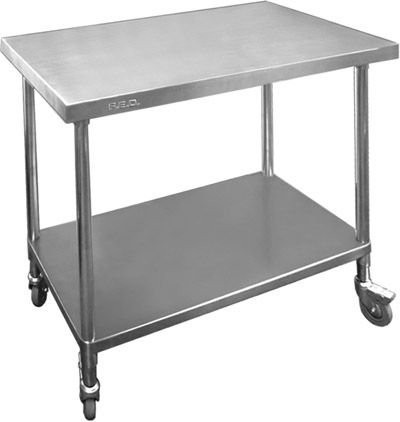 Mobile Workbench with Undershelf