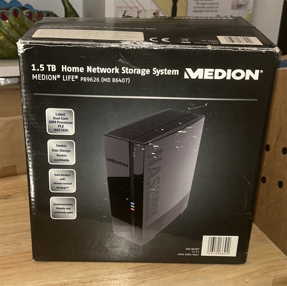 MEDION 1.5TB Home Network Storage System