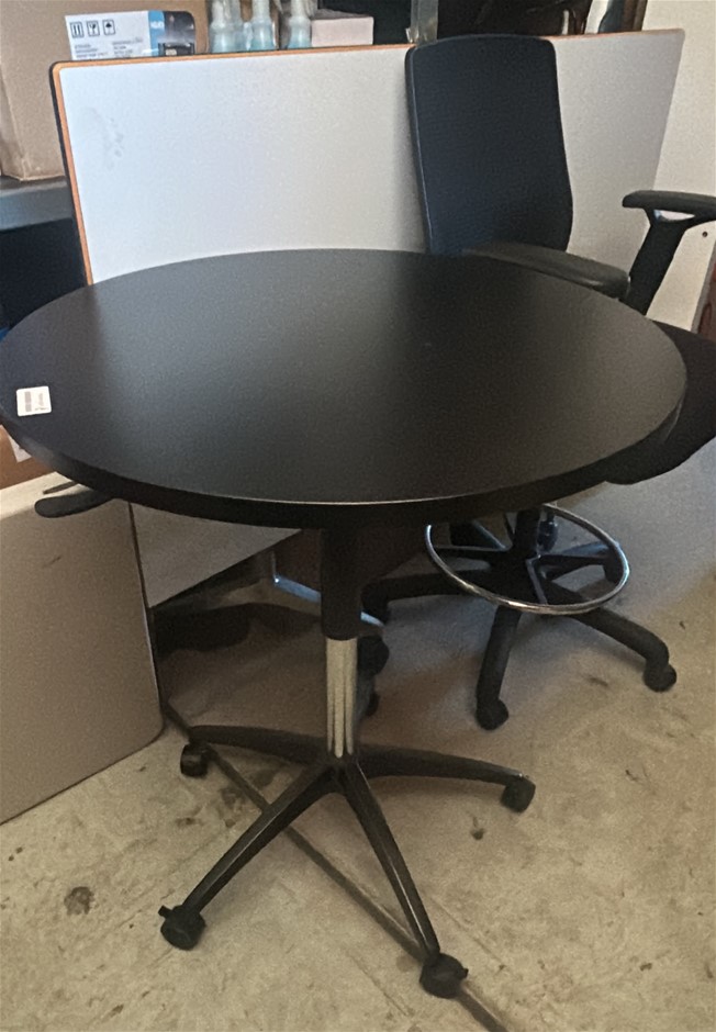 Round Adjustable Office Table