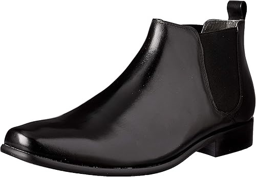 JULIUS MARLOW Men's Kick Chelsea Boots, Size AU/UK 10.5, Leather, Black. RR