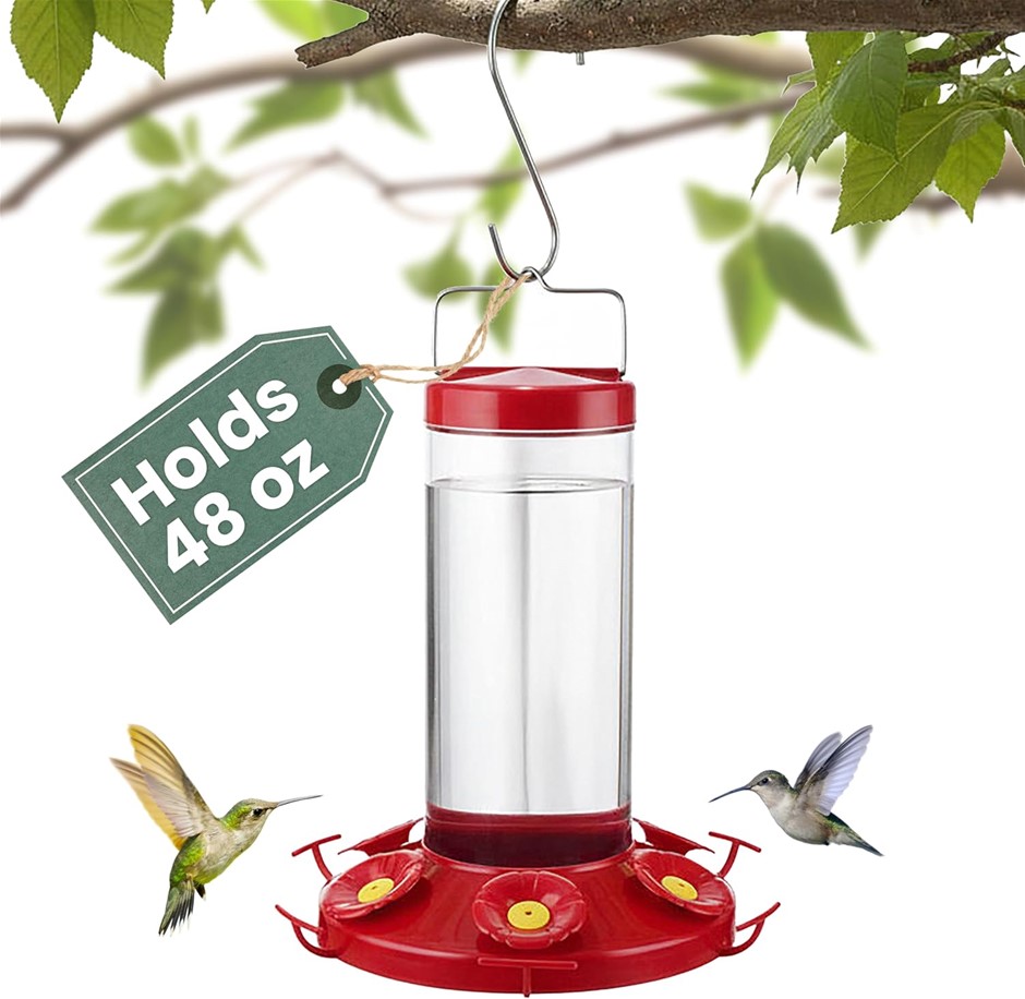 2 X PERKY PET 220 The Grand Master 48-Ounce Hummingbird Feeder