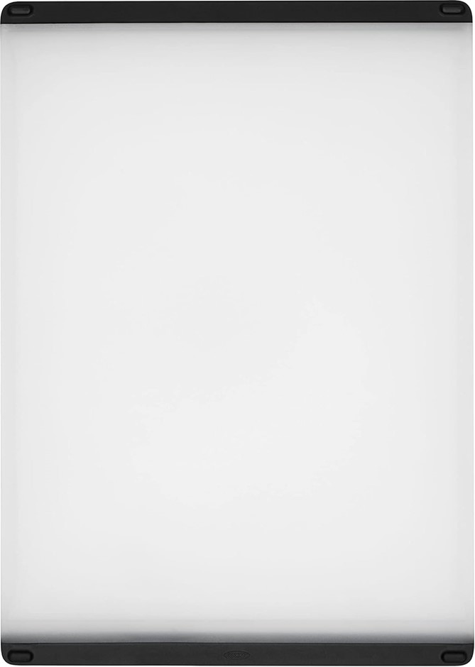 OXO Double Sided Utility Cutting Board, Translucent, 38 x 27 x 1.3cm