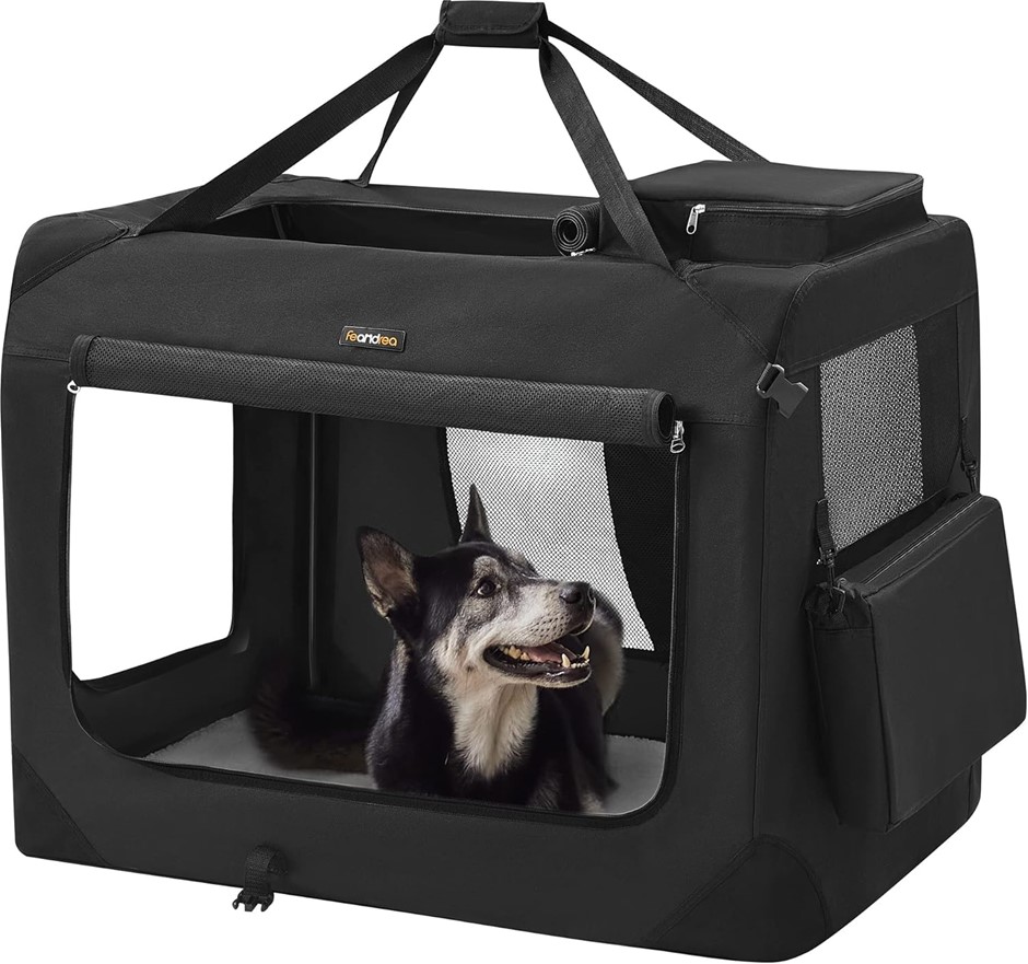 FEAMDREA 102 cm Collapsible Soft Dog Crate.