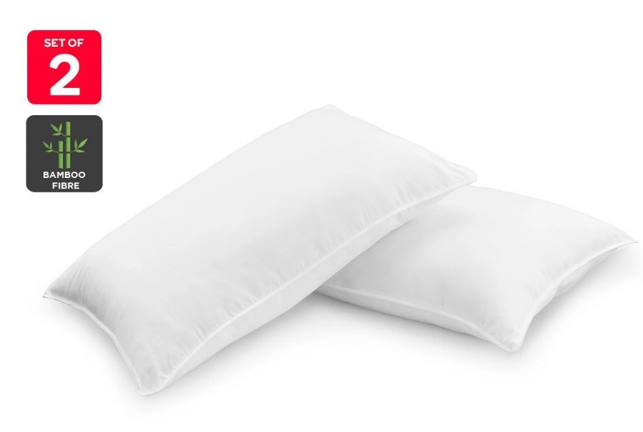 OVELA Set of 2 Ovela Bamboo Fibre Pillows