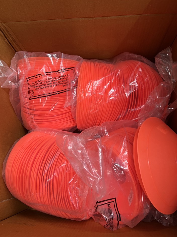 PATRICK Flexi Field Marker Cones, Orange, Box of 200.