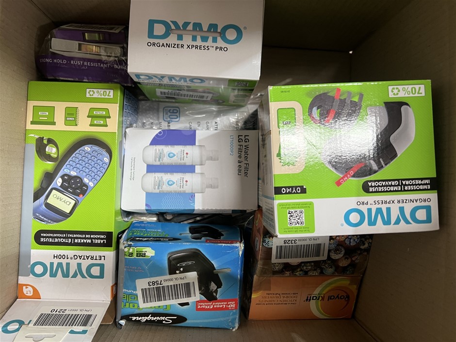 10 x ASSORTED HOME PRODUCTS; Incl. Label Makers, Embossers, Hole Puncher, C