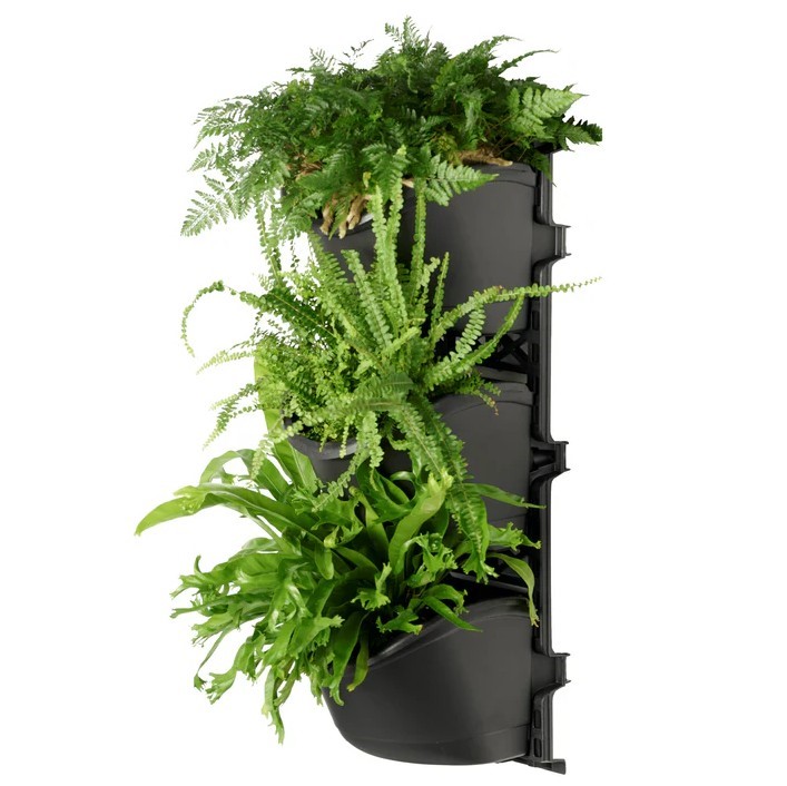 MAZE XL Vertical Garden Pots, Set Includes: 30 x Pots & 10 x Frames.