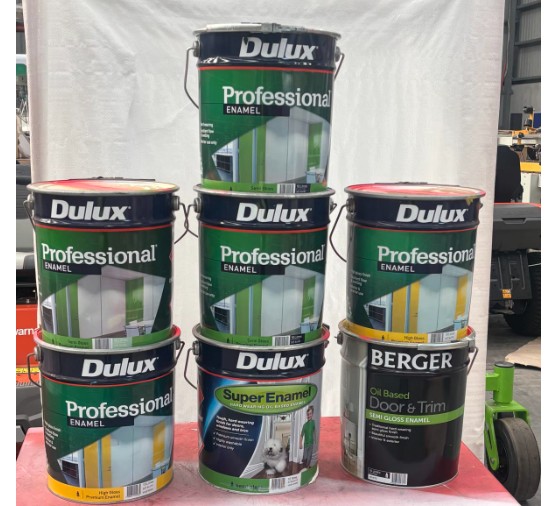 7 x 10L Assorted Dulux & Berger Paint Products