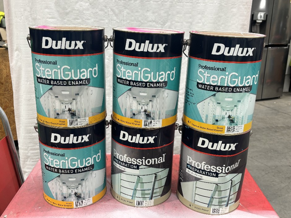 6 x Dulux Professional Paint – Assorted 10L Tins