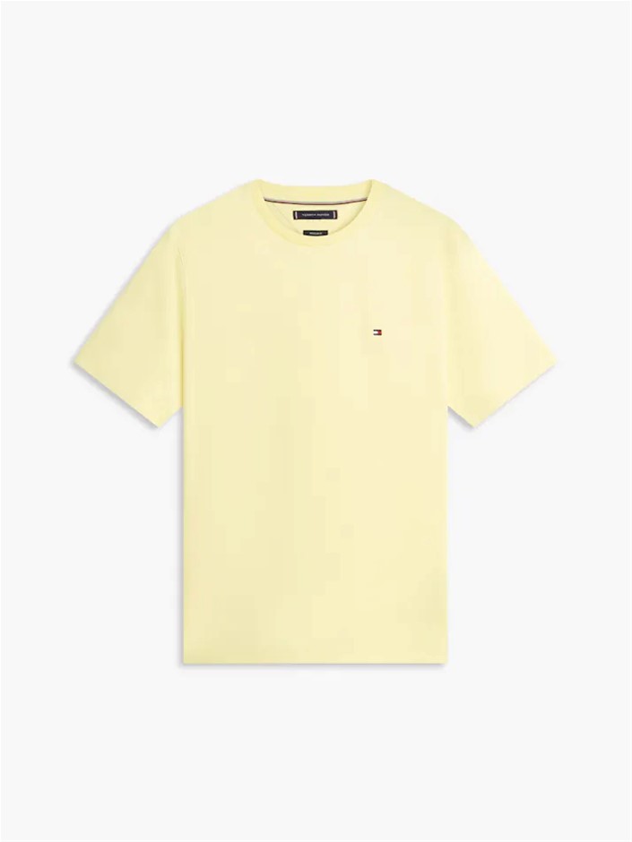TOMMY HILFIGER Women's, Crewneck Favorite T-Shirt, Size M, Citronella, 76J4