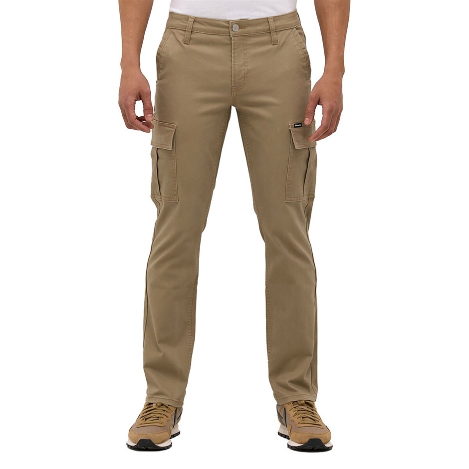 BENCH Men's Cargo Pants, Size 34x32, 98% Cotton, Beige. Buyers Note - Disc