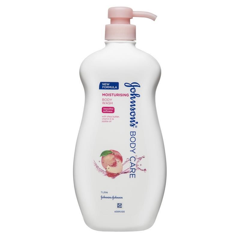 3 x JOHNSON'S Body Care Moisturising Body Wash w/ Shea Butter, Vitamin E &