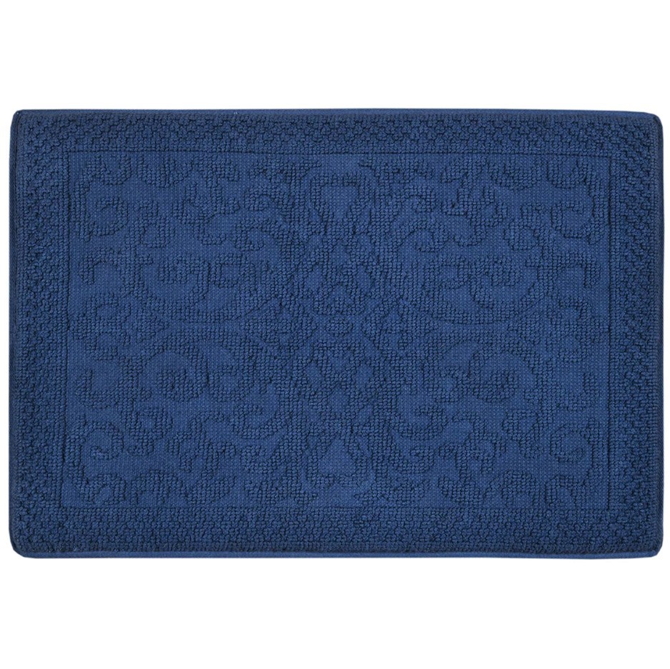 4 x RIVIERA HOMES Floor Bath Mats, Blue.