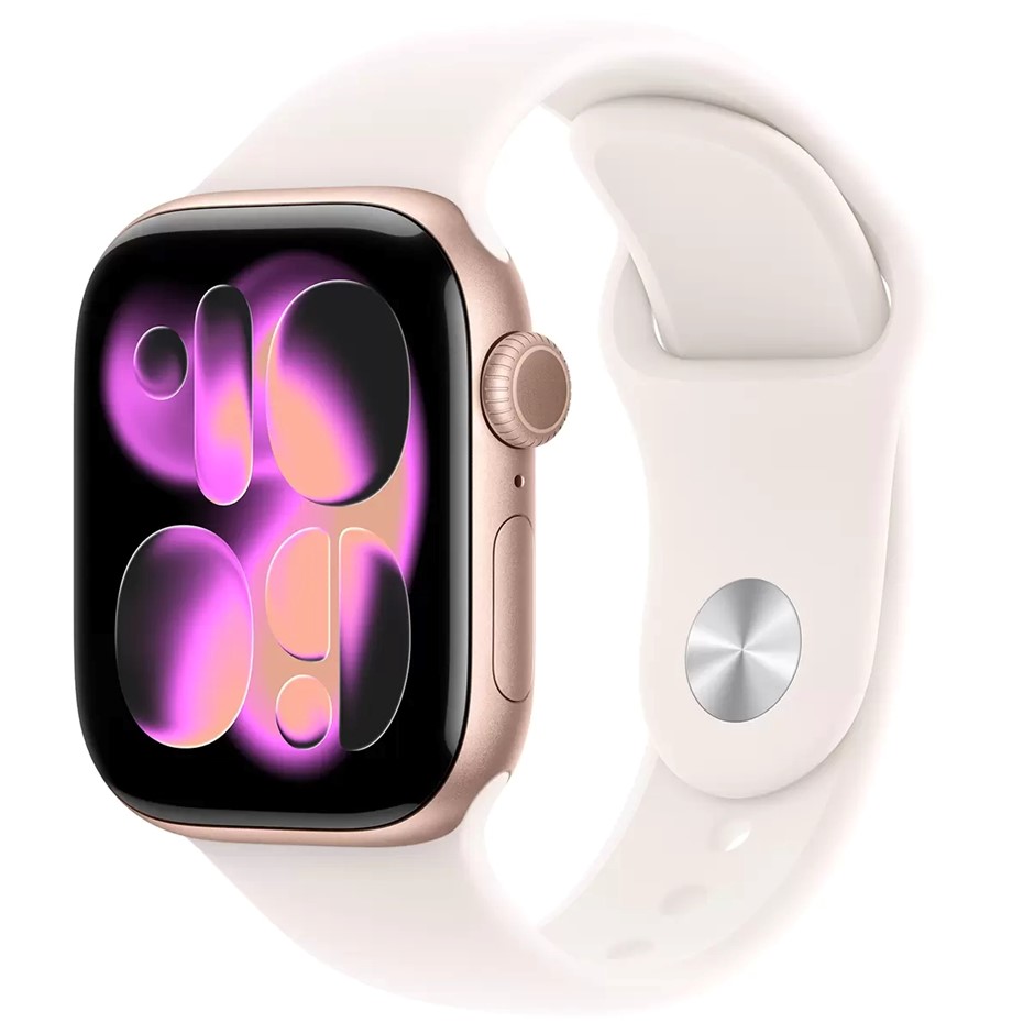 APPLE Watch Series 11 GPS 42mm Rose Gold Aluminium Case with Light Blush Sp