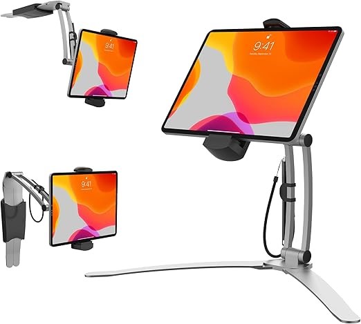 CTA 3-in-1 Mount Stand Multi-Flex Tablet Stand and Mount Installs on Walls