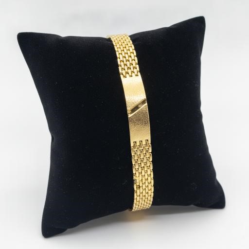 18KGF/ITALY yellow Gold Filled bracelet(stamped 18KGF/ITALY)-Bonus Gift