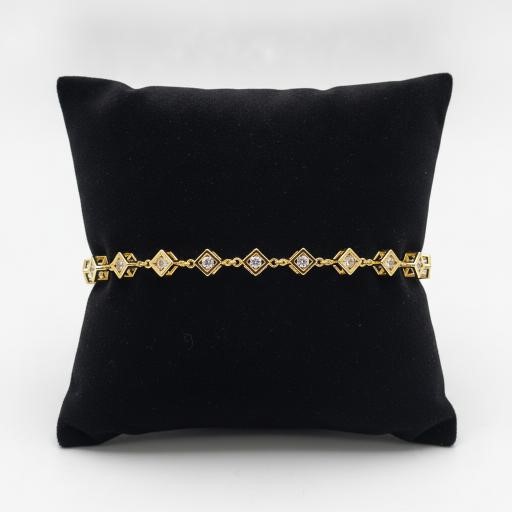 22K/Italy Gold Filled Bracelet(stamped 22K/Italy)Warranty Quality