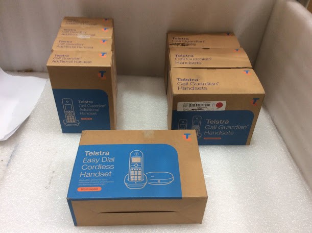 Telstra TCG-301 M3 Call Guardian Additiona l& k&TED-C Handsets (Lot of 8)