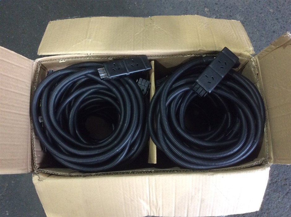 SWE5240EBB 4M Black Conduit Cable Assembly (Lot of 16)