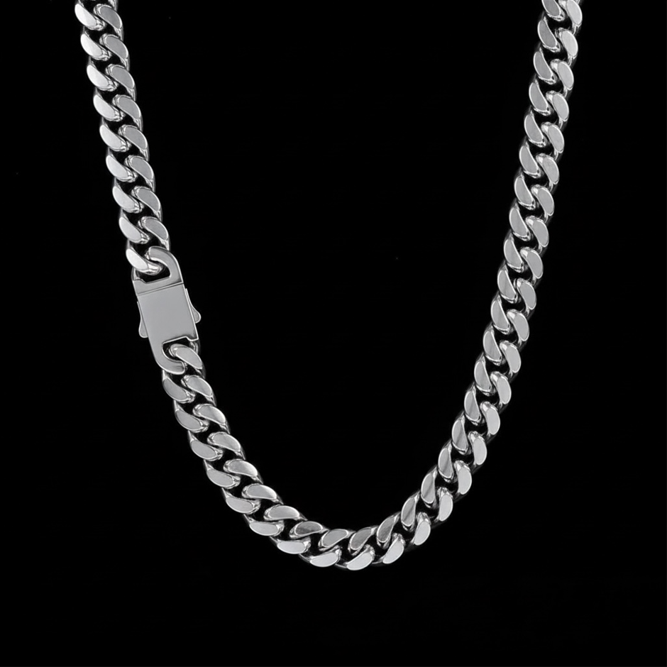 Silver-Filled Cuban Link Chain Necklace, 16MM Wide - 50.8cm