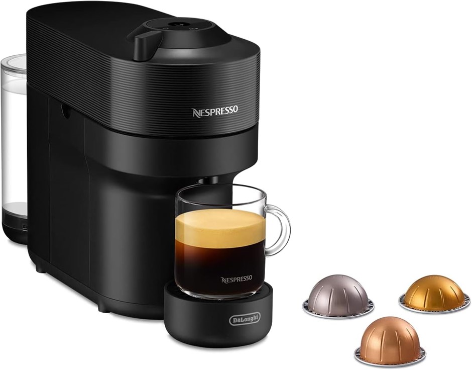 DELONGHI Nespresso Vertuo Pop, Model: ENV90B. NB: no diptray