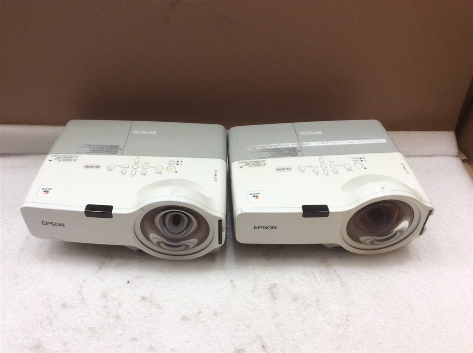Epson EB-410W LCD Projector (Lot of 2)
